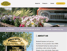 Tablet Screenshot of bedwellgardens.com